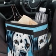 thumbnail image 6 of Spotted Dog Foldable Car Trash Bin with Lid, Leak-proof Mini Trash Can, Hanging Storage Bag for Car, 6 of 6