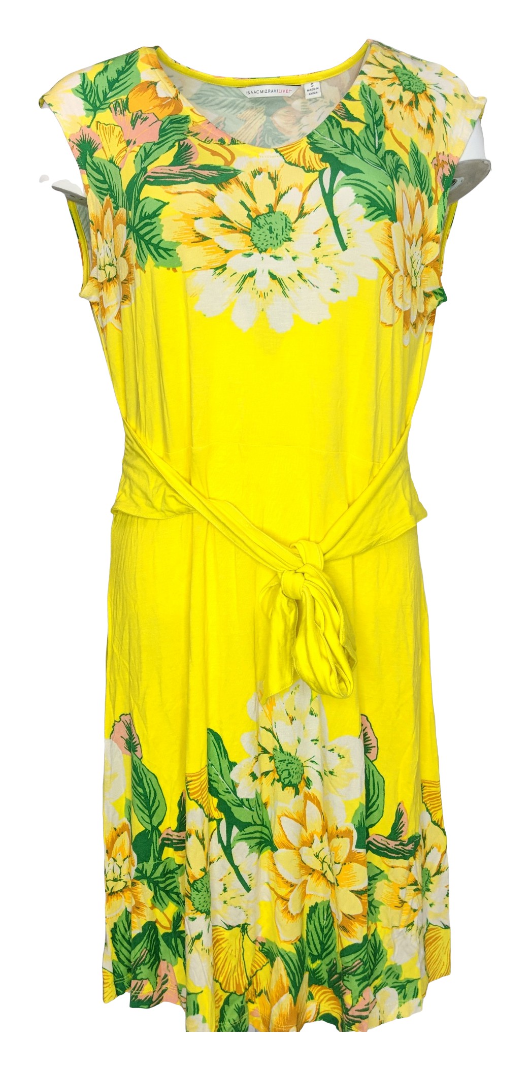 walmart yellow floral dress