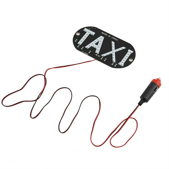 ANGGREK Taxi LED Light, DC 12V Taxi Light Up Sign Decor Windscreen Cab Indicator Lamp Sign Windshield LED Light