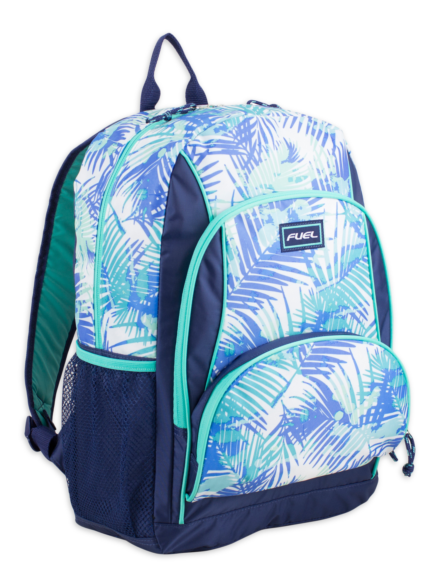 Fuel Unisex Triple Pocket Backpack, Palm Print