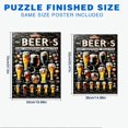 thumbnail image 3 of 500/1000 Pieces Adult Puzzles, High Quality, Stress-Relief Fun Family Game, Suitable for Birthdays, Christmas, Best Gift, Deeply Loved by Puzzle Enthusiasts, 3 of 9