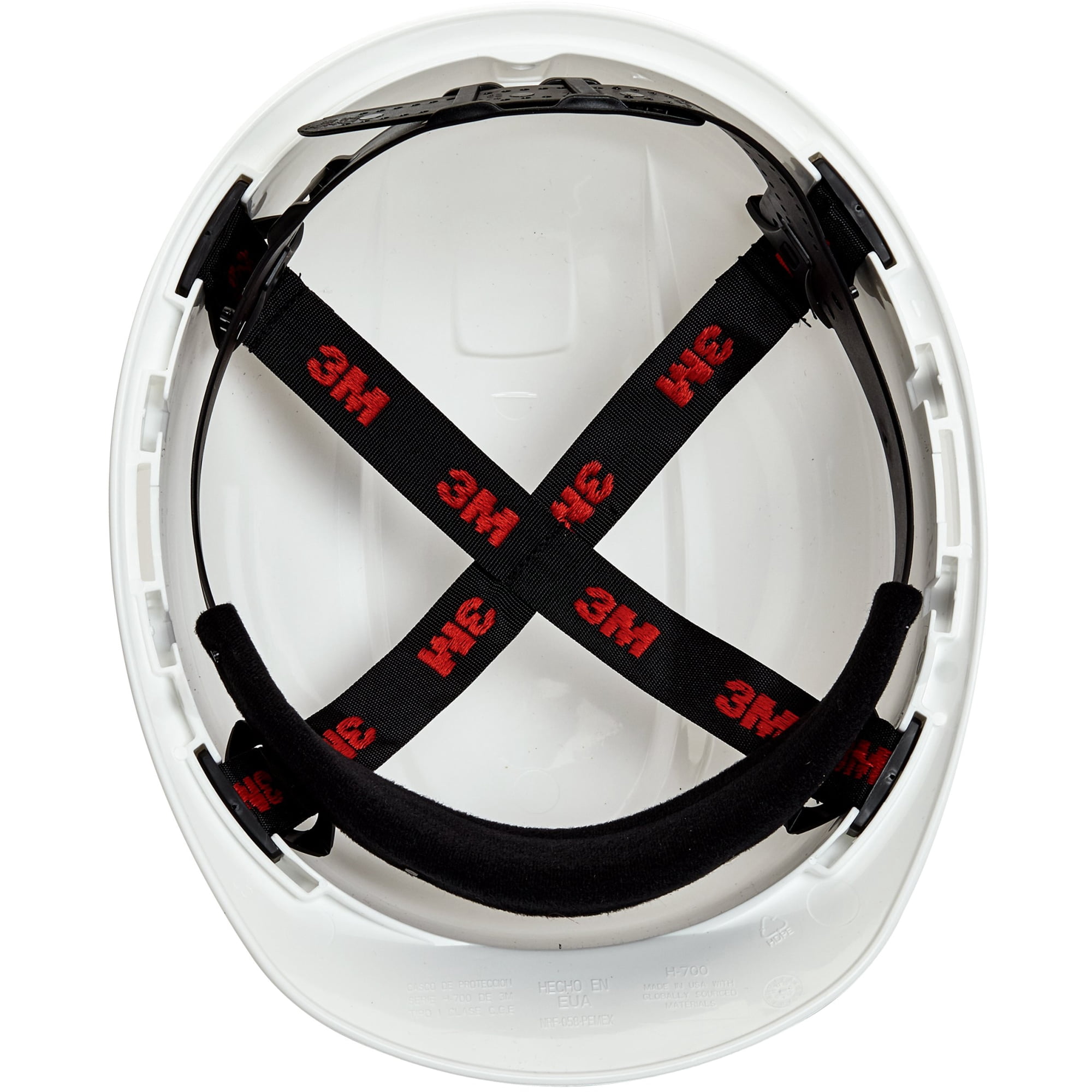 Non-Vented Hard Hat with Pinlock Adjustment, White, 1/Pack - Walmart.com