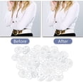 thumbnail image 1 of 40 Pairs Press Button Multiple Sweater Coat Clothing Invisible Metal Fasteners Round Flatback Embedded Buckle Sewing Craft Sweater Accessories, 1 of 9