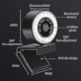 thumbnail image 4 of 1080p-hd Webcam With Microphone Led Web Camera For Computer Pc Video Recording Webcam, 4 of 4