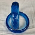 thumbnail image 4 of Crystal L blue Color 2 PCS Crystal Handmade Bangle bracelet For Girls And women, 4 of 6