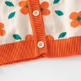 thumbnail image 6 of zbxnLI Kids Girls Cardigans Knit Cute Sweater Coats Toddler Girls Button Open Front Cardigan Fall Spring, 6 of 6