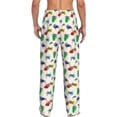 thumbnail image 3 of Goofa Cartoon Sea Turtle Printed Soft Pajama Pants for Men, Wide Leg Comfy Casual Lounge Yoga Pants-Medium, 3 of 9