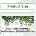 thumbnail image 2 of Calcomanías para ventana con diseño de flores de vid de 15 x 46 pulgadas, hojas verdes, grandes, estáticas, no adhesivas, reutilizables, de doble cara, anticolisión, decorativas., 2 of 9