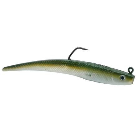 Hogy Lures Protail HD Eel – 7.5 (2.25 oz.) – Olive