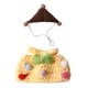 thumbnail image 1 of 1 juego de ropa para hámster, gorro de punto con correa ajustable, top de ganchillo, hámster, conejillo de indias, animales pequeños, accesorios de disfraz, suministros para mascotas, 1 of 7