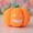 Orange, variant on EUDIDV Spooky Ornaments Halloween Gift Night Light Pumpkin Plush Toy Funny Keychain Female Exquisite Backpack Pendant Car Key Pendant Creepy Halloween Props
