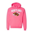 thumbnail image 1 of Unisex Maryland Flag Hoodie Sweatshirt, 1 of 5