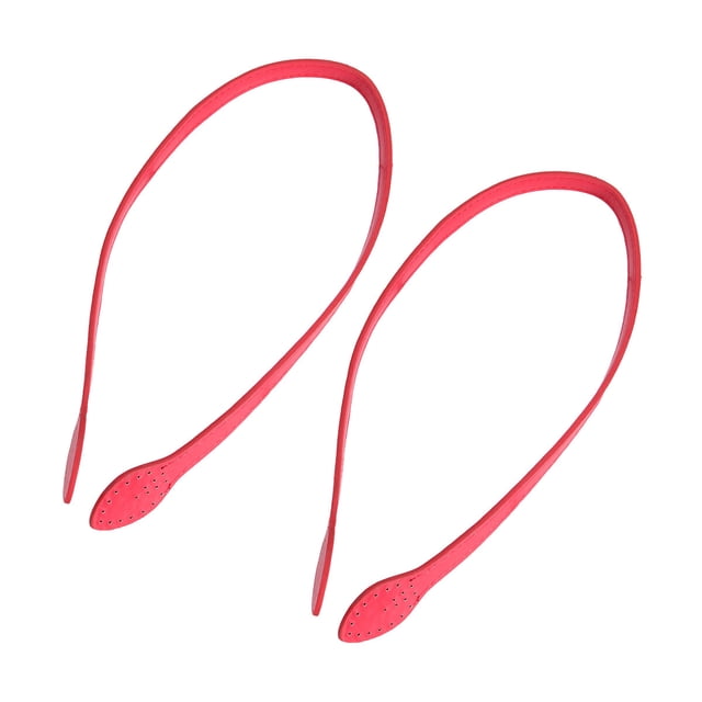 MIANGASTORE Sangle de Sac à Main en PU 6 Pcs Poignées de Remplacement pour Sac à Main Décoratif DIY Portefeuille Rouge