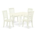 thumbnail image 2 of East West Furniture Dining Room Set Linen White, MZDA5-LWH-W, 2 of 5