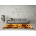 thumbnail image 3 of Ahgly Company Indoor Square Patchwork Yellow Transitional Area Rugs, 4' Square, 3 of 4