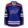 thumbnail image 2 of Bills Blue Jim Kelly Crossover Hockey Jersey, 2 of 3