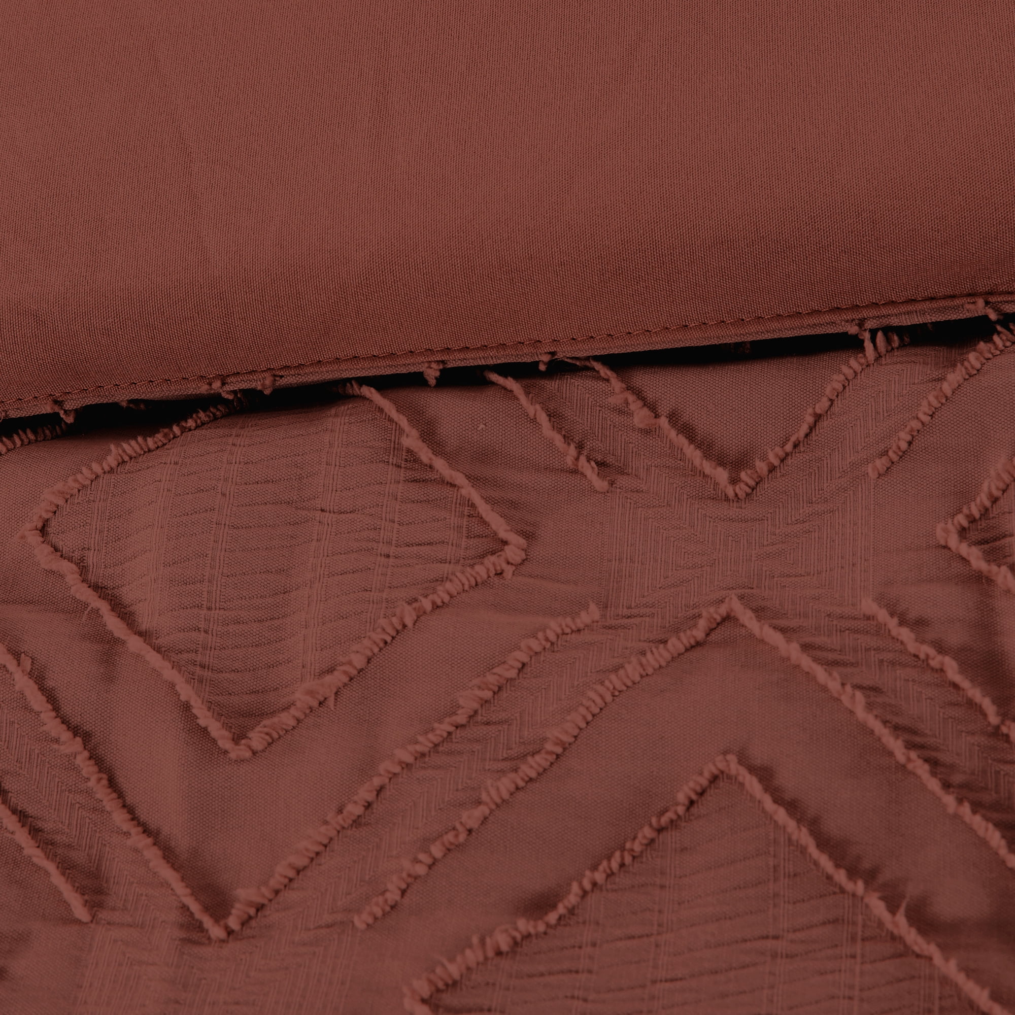 Modern Threads Ethos 3-Piece Adult Comforter Set, Brick Red, Queen