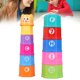 thumbnail image 4 of Juego De Juguetes De Construcción Para Bebés, Letras De Plástico Que Aprenden Tazas Apilables Seguras, Juguete Educativo Interactivo Para 6 Meses Arriba ANGGREK Stacking Cups Toy, 4 of 8