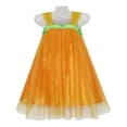 thumbnail image 4 of Robe Fille Citrouille Tulle Robe de Fête Costume Halloween 3 Ans, 4 of 7