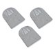 thumbnail image 5 of ColoMX 3pcs retrovisor de la cámara de montaje de la cámara base retrovisor del espejo del espejo base de aluminio para piezas interiores de automóviles y camiones, 5 of 7