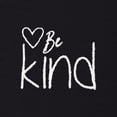 thumbnail image 2 of Dalix Be Kind Cropped Tee Lightweight High Waisted Short Sleeve Summer Shirt Womens in Black S Small, 2 of 5