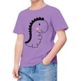 thumbnail image 2 of Little Boy Outfits Set Summer Clothes Pullover Dinosaur T Shirts + Shorts Set Fall Outfits 6-7 Years, 2 of 3