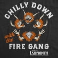 thumbnail image 2 of Mens Funny T Shirts Chilly Down With The Fire Gang Jim Henson's Labyrinth Movie Tee For Men Graphic Tees, 2 of 9
