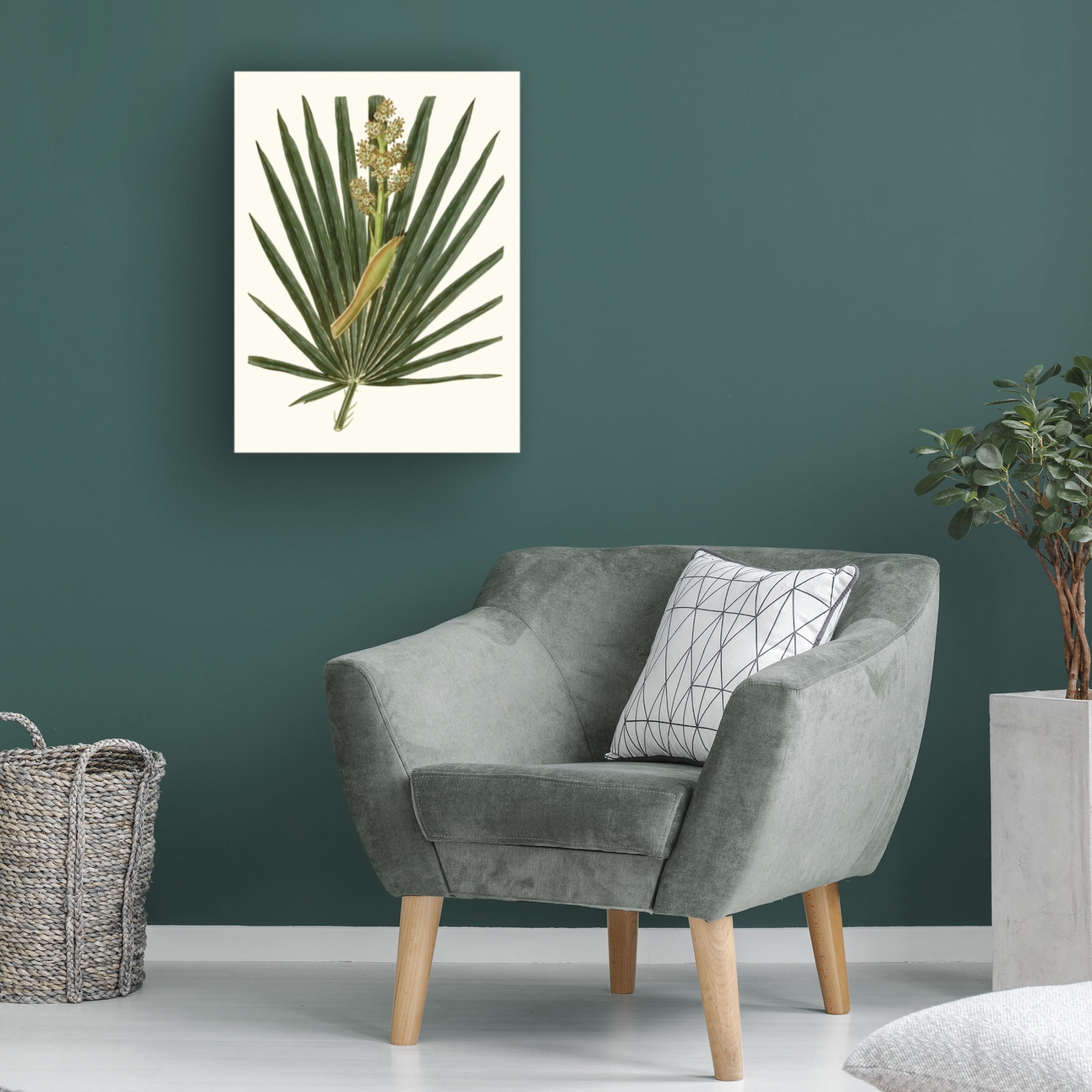 Canvas Wall Art - Vision Studio 'Grand Foliage II' Wall Art for Living Room, Bedroom, or Office Décor by Trademark Fine Art - 35 x 47 Inches