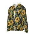 thumbnail image 2 of Fotbe Sunflowers Men's Women's UPF 50+ Sun Protection Jacket Hooded Cooling Shirt with Pockets Hiking Outdoor Performance-3X-Large, 2 of 9