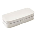 thumbnail image 4 of de costura portátil para el hogar, caja de almacenamiento, bolsa organizadora, contenedor, estuche artesanal, 2 bandejas para cinta métrica, tijer , Blanco Gloria Hilo de coser, 4 of 7