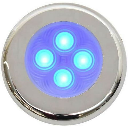Aqua Signal Boat LED Courtesy Light 16405-7 | Bogota Series 16 Blue SS