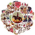 thumbnail image 2 of 35pcs Vintage Stickers Cowboy Graffiti Stickers Western Sticker Packs for Laptops Luggage Phones, 2 of 9