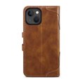 thumbnail image 4 of Vintage Wallet Case for iPhone 15 Designed with Card Slots Cash Holder Retro Button Flip Cover, Luxury PU Leather Kickstand Soft Silicone Shockproof Case for iPhone 15, Brown, 4 of 4