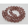 thumbnail image 5 of U8MO 40 Pcs 8mm Faceted Bicone Beads Crystal Glass Beads Color for Choice-Green AB, 5 of 9