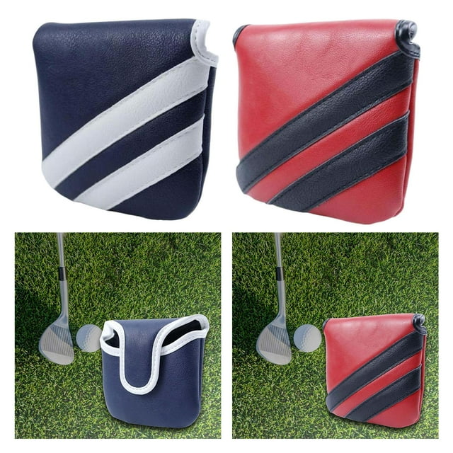 Housse de Tête de Club de Golf, Couvre-Chef de Putter de Maillet Housse de Tête de Club de Golf, Protecteur de Golf en PU Activités Sportives de Plein Air, Protection Légère Sport de Golf Léger, Manchon Protecteur de Tête Style AE