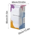 thumbnail image 2 of MYUNNIL No Pump Vacuum Storage Bags, Stereoscopic Reusable Big Capacity Press Vacuum Compression Bag with Seal Closure, Portable Thickened Storage Bags for Comforters Blankets, 24" x 32" x 13", 2 of 8