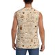 thumbnail image 4 of Fotbe Coffee Time Men's Camiseta sin Mangas Estampada para Hombres, Playera Casual para Gimnasio, Entrenamiento, Playa-Small, 4 of 7