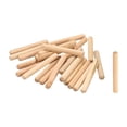 thumbnail image 1 of Clavos de Madera Uxcell Varillas de Dowel Rectas Varillas de Madera Fluidas para Manualidades Muebles DIY Maderas Duras 3/8"x 5/32", 1 of 7
