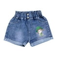 thumbnail image 3 of Ahuyic Kids Summer Pants,Casual Pants for Girls,Fashion Girls' Jeans Short Pants Children's Jeans Short Pants Casual Outerwear Pants, 3 of 5