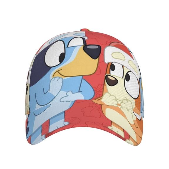 Lsque Bluey Baseball Cap Trucker Low Profile Hat Golf Dad Hat Adjustable Original Classic Unconstructed Plain Cap Men Women