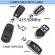 thumbnail image 2 of Mando a distancia Came Top 432ev, 2 mandos a distancia de mano 433, compatible con mando a distancia de puerta y garaje Top432ev/432/432ee/432a/432m/432s T432/Came 432,433,92 mhz, 2 of 5