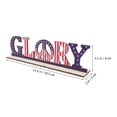 thumbnail image 5 of CIMAXIC Independence Day National Day Decorations Independence Day Table Sign Home Decor,11.61"X3.15"X1.97", 5 of 5