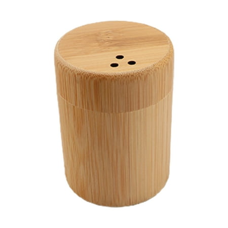 

Yoone Toothpick Storage Box Portable Dustproof Bamboo Large Capacity Round Tooth Pick Holder Dispenser for Hotel
