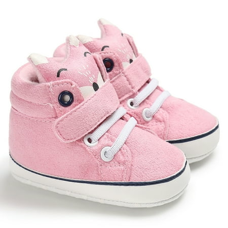 

Baby Girl Boys Hight Cut Shoes Anti-slip Soft Sole Toddler CHMORA