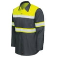 thumbnail image 4 of Red Kap Hi-Visibility Long Sleeve Color Block Ripstop Work Shirt - Type O, Class 1, 4 of 6