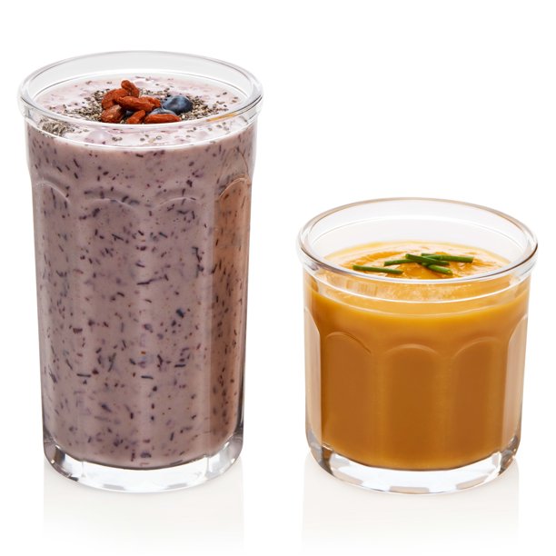 Libbey Able Glasses with Lids, Set of 8