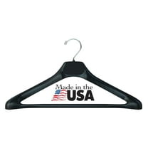 21" Mod Suit Hanger-AMA, Chrome Metal Hook, Anti-Slip, Packed 12 per Box, Made in USA