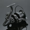 thumbnail image 3 of 12+1 BB Carp Fishing Reel Left Right Hand Spinning Reel with Front and Rear Double Drag Fishing Reel for Saltwater Freshwater ,Rigid Aluminum Skeletal Frame, 3 of 4