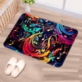 thumbnail image 5 of Note Machine Washable Non-Slip Polyester Door Rugs Office Rug Indoor Rug, 5 of 6