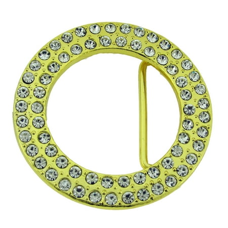 Cowgirl Circle Gold Costume Belt Buckle Ladies Women Design Fashion New Style